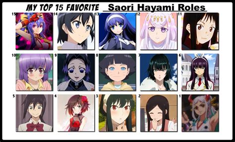 saori hayami roles